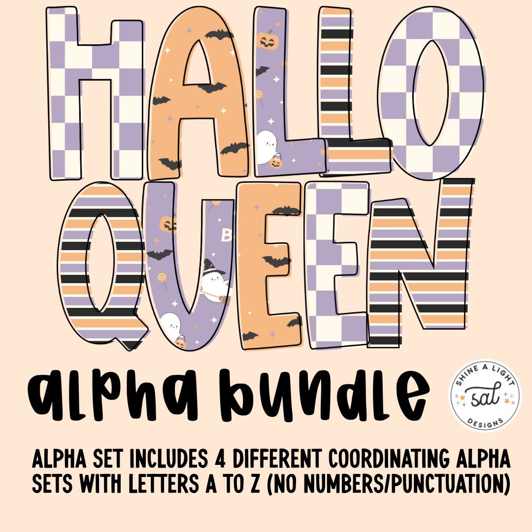 Hallo Queen PNG Alpha Set