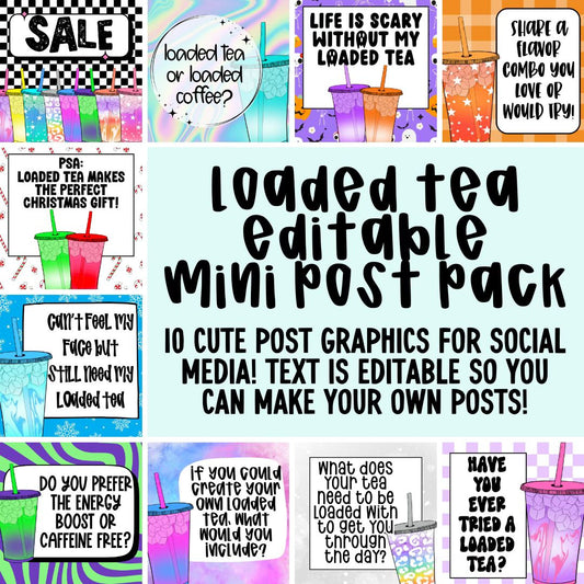 Loaded Tea Mini Post Pack