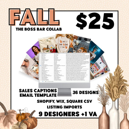 The Boss Bar September Collab - All Things Fall