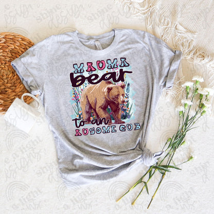 Mauma Bear to an Ausome Cub Digital Download PNG