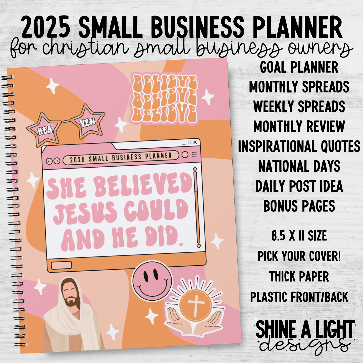 2025 Wall Calendar + Planner *Early Bird Bundle*