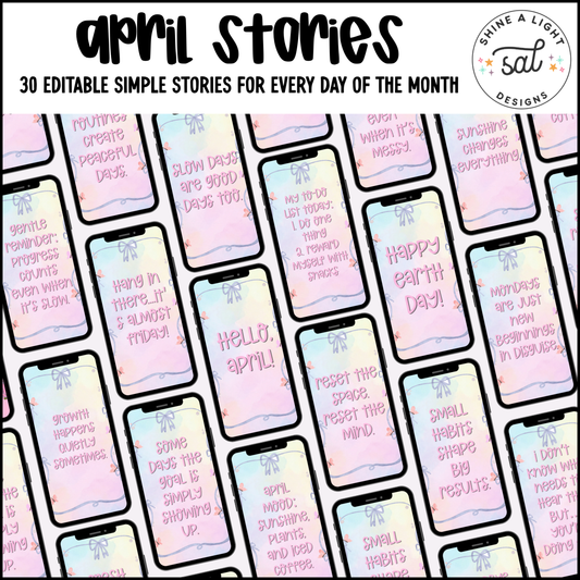 April 2026 Stories
