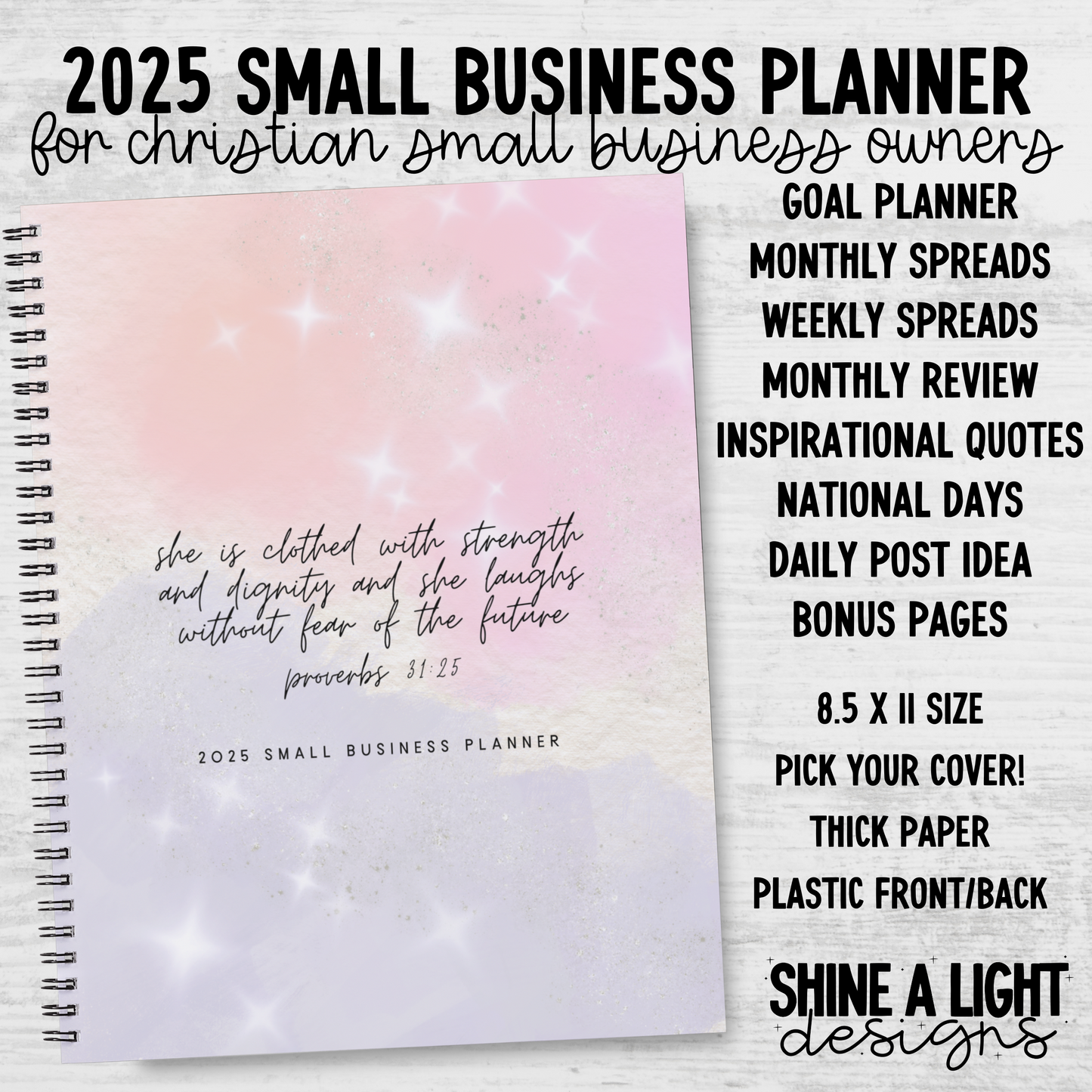 2025 Wall Calendar + Planner *Early Bird Bundle*