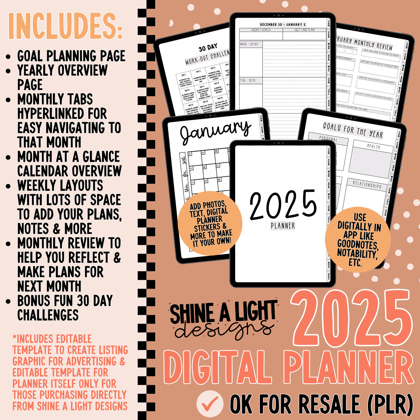 2025 Planner (OK for Resale!)