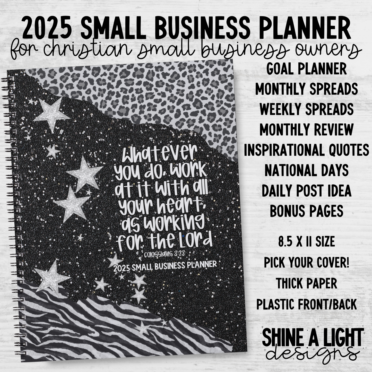 2025 Wall Calendar + Planner *Early Bird Bundle*