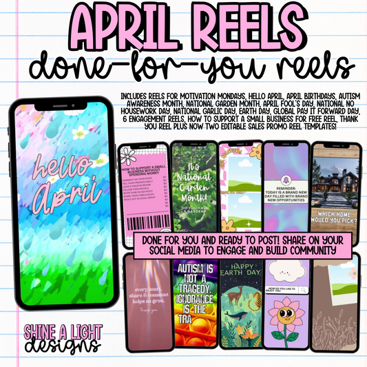 April Done-For-You Reels Bundle
