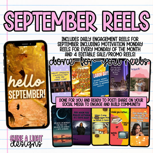 September 2024 Done-For-You Reels Bundle