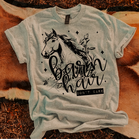 Barn Hair Don't Care PNG Digital Design (Instant Download)
