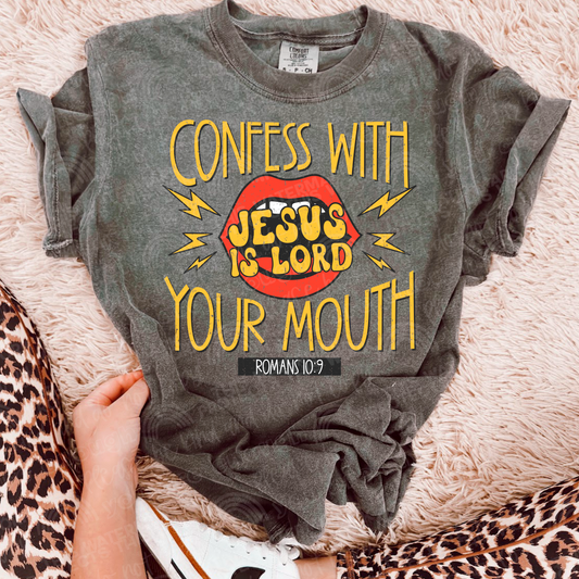 Confess With Your Mouth PNG Digital Design (Instant Download)