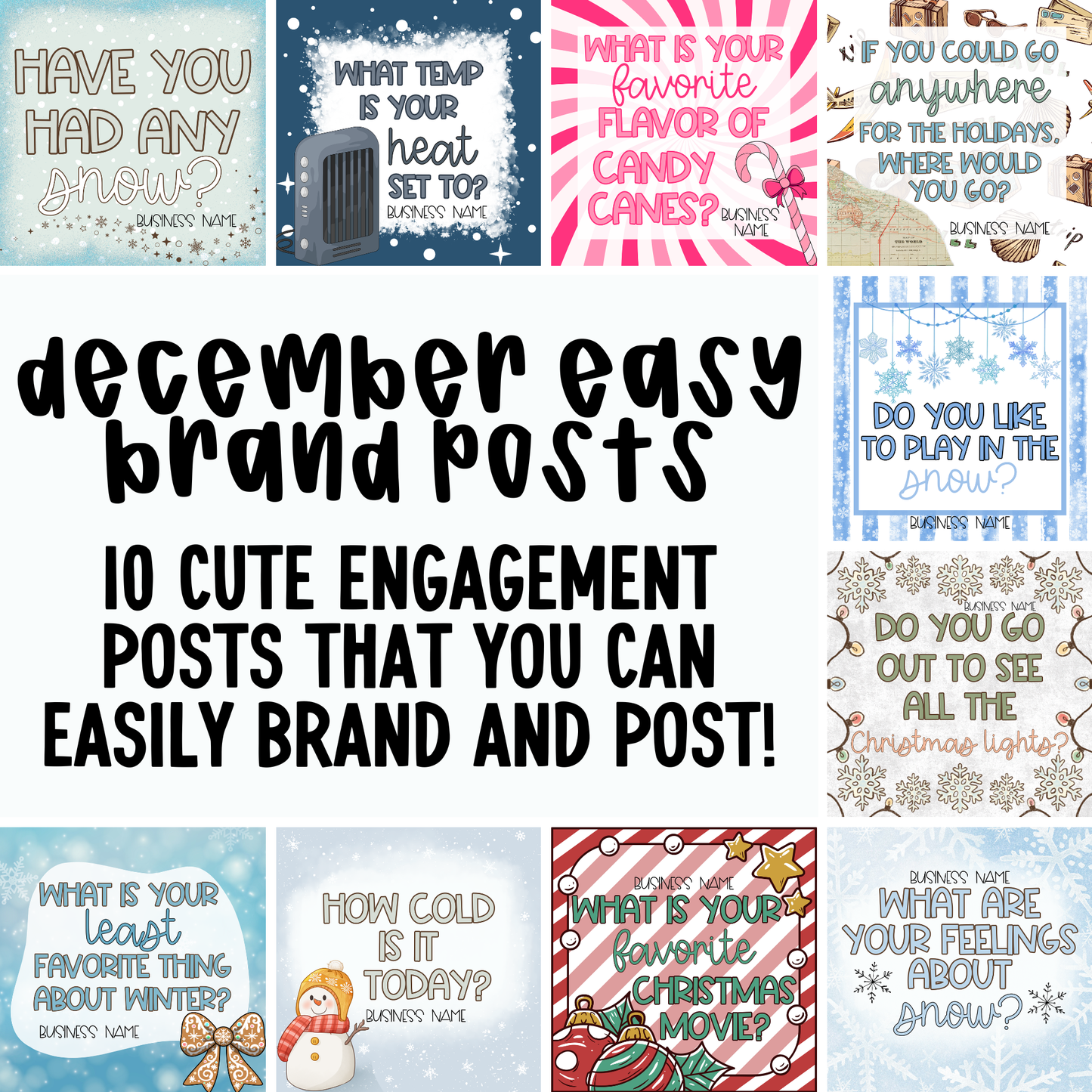 December 2025 Easy Brand Posts