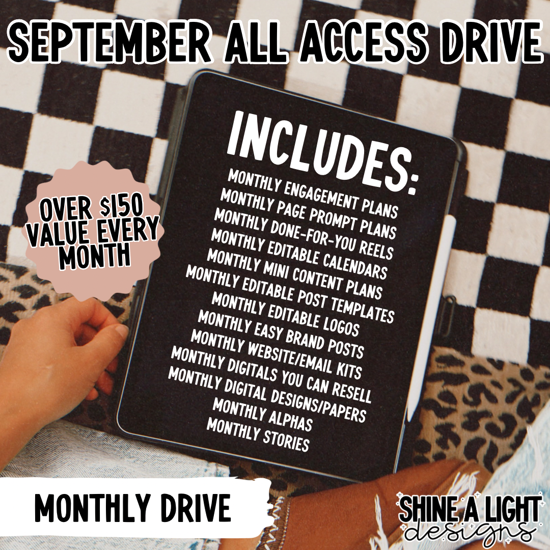 September 2025 Monthly All Access Drive