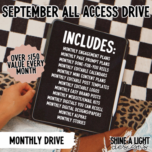 September 2025 Monthly All Access Drive