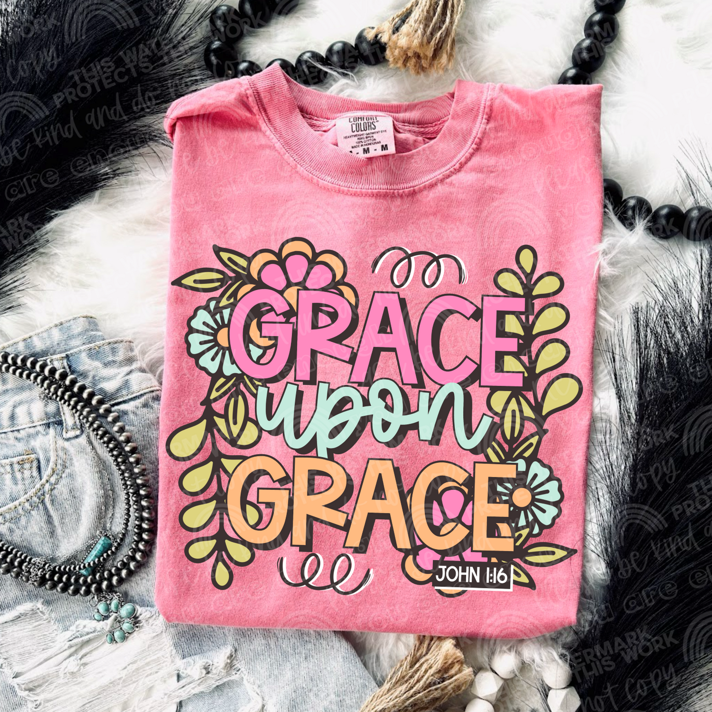 Grace Upon Grace PNG Digital Design (Instant Download)