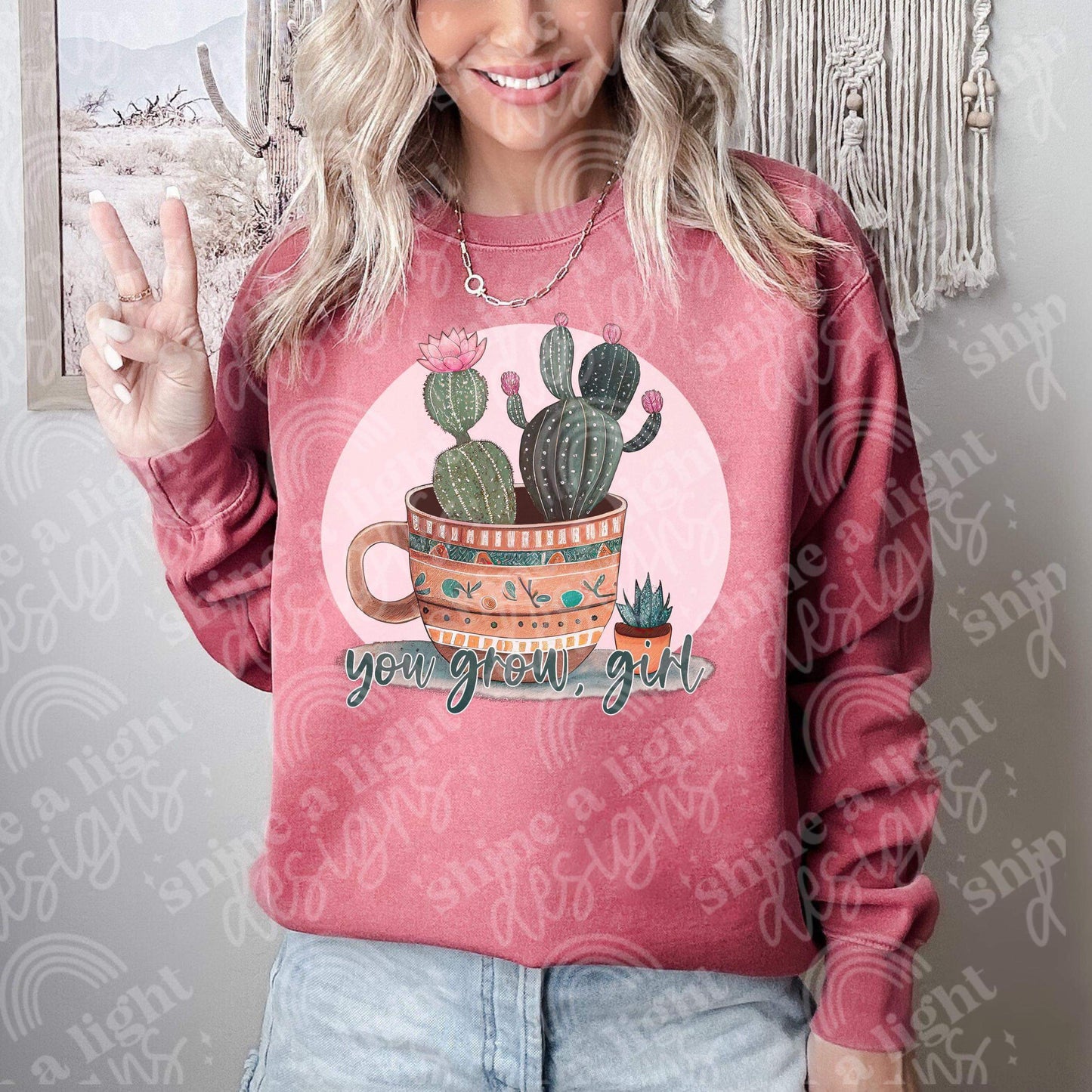 You Grow Girl Digital Download PNG