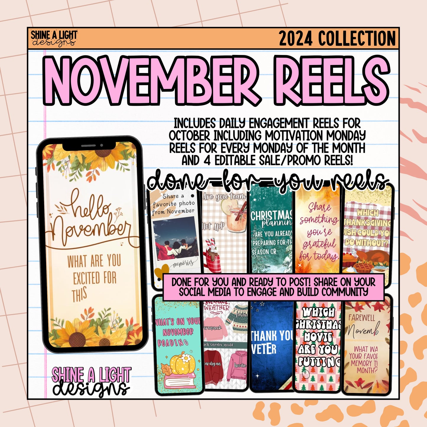 November Done-For-You Reels Bundle