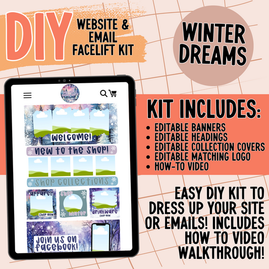 Winter Dreams 2025 Website + Email Kit