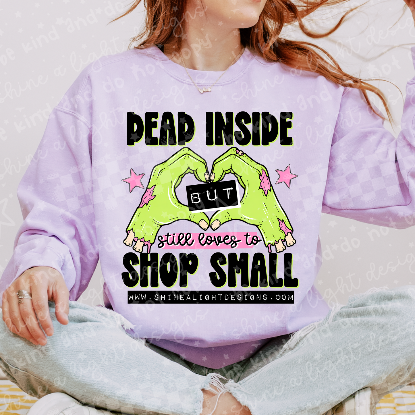 Dead Inside But Still Loves To Shop Small | Custom Business Name Digital