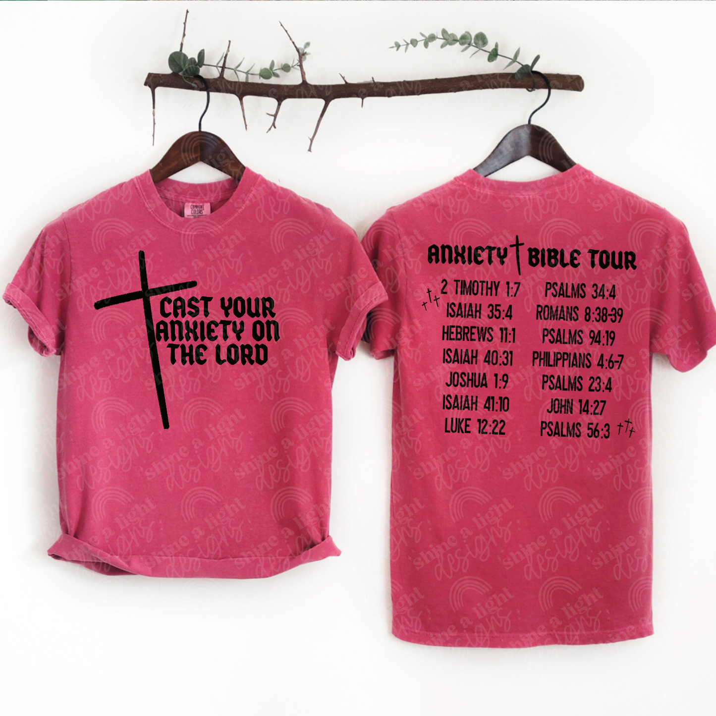 Anxiety Bible Tour Front/Back Digital Download PNG