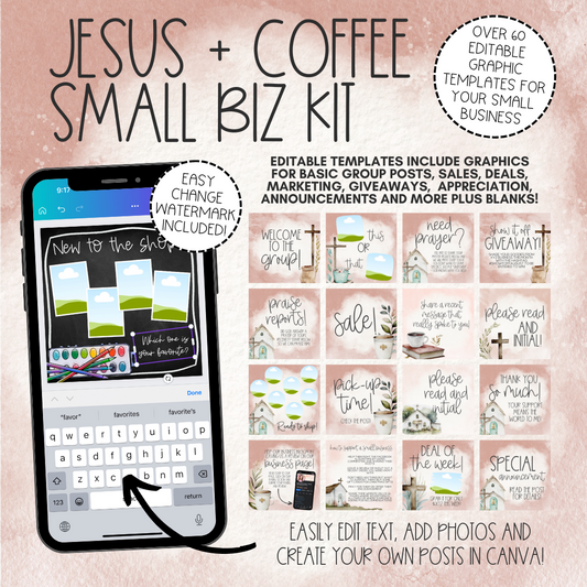 Jesus & Coffee Small Biz Kit