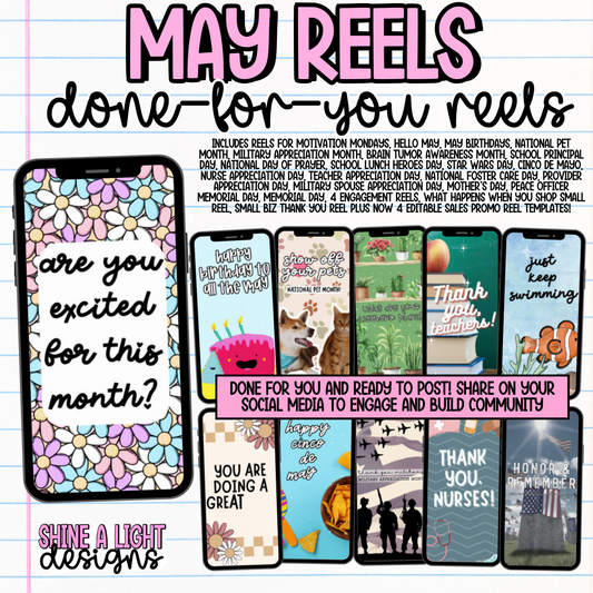 May Done-For-You Reels Bundle