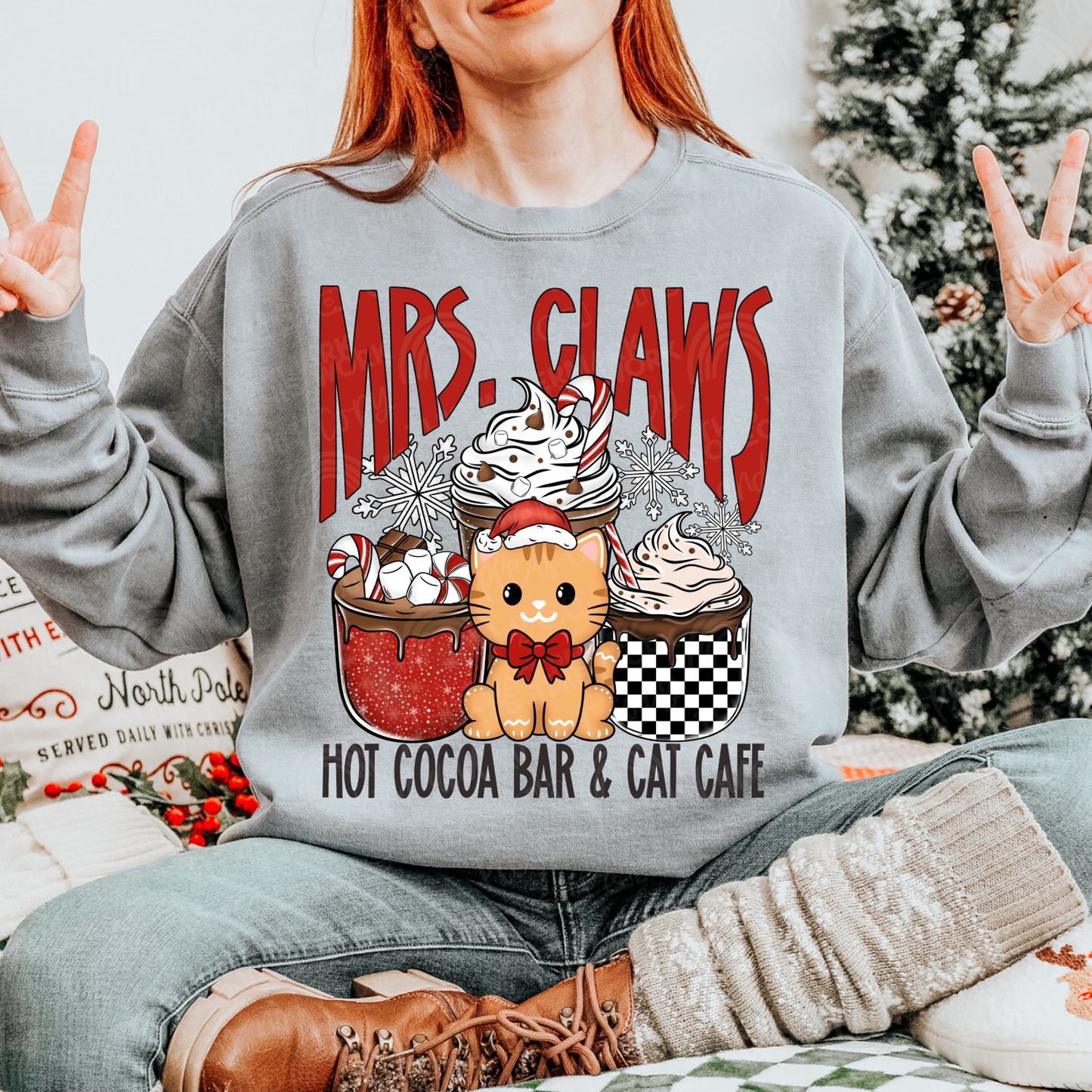 Mrs. Claws PNG Digital Design (Instant Download)