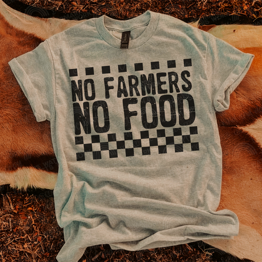 No Farmers No Food PNG Digital Design (Instant Download)