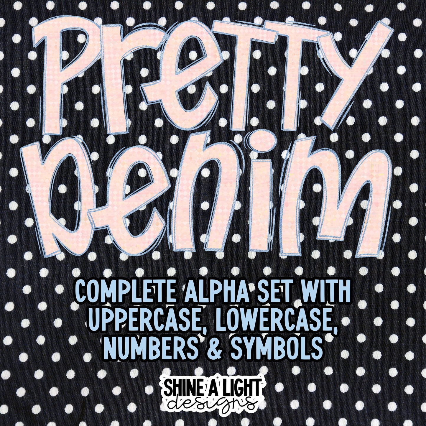 Pretty Denim PNG Alpha Set