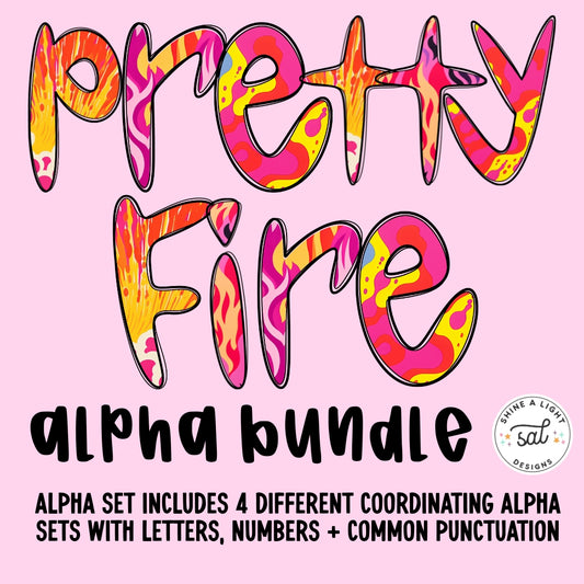 Pretty Fire PNG Alpha Set