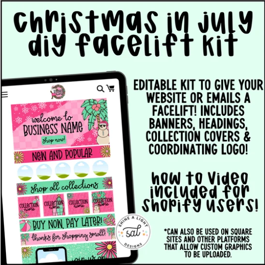 Christmas In July Website + Email Kit