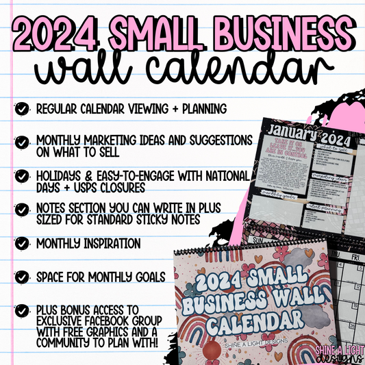 2024 Small Business Wall Calendar