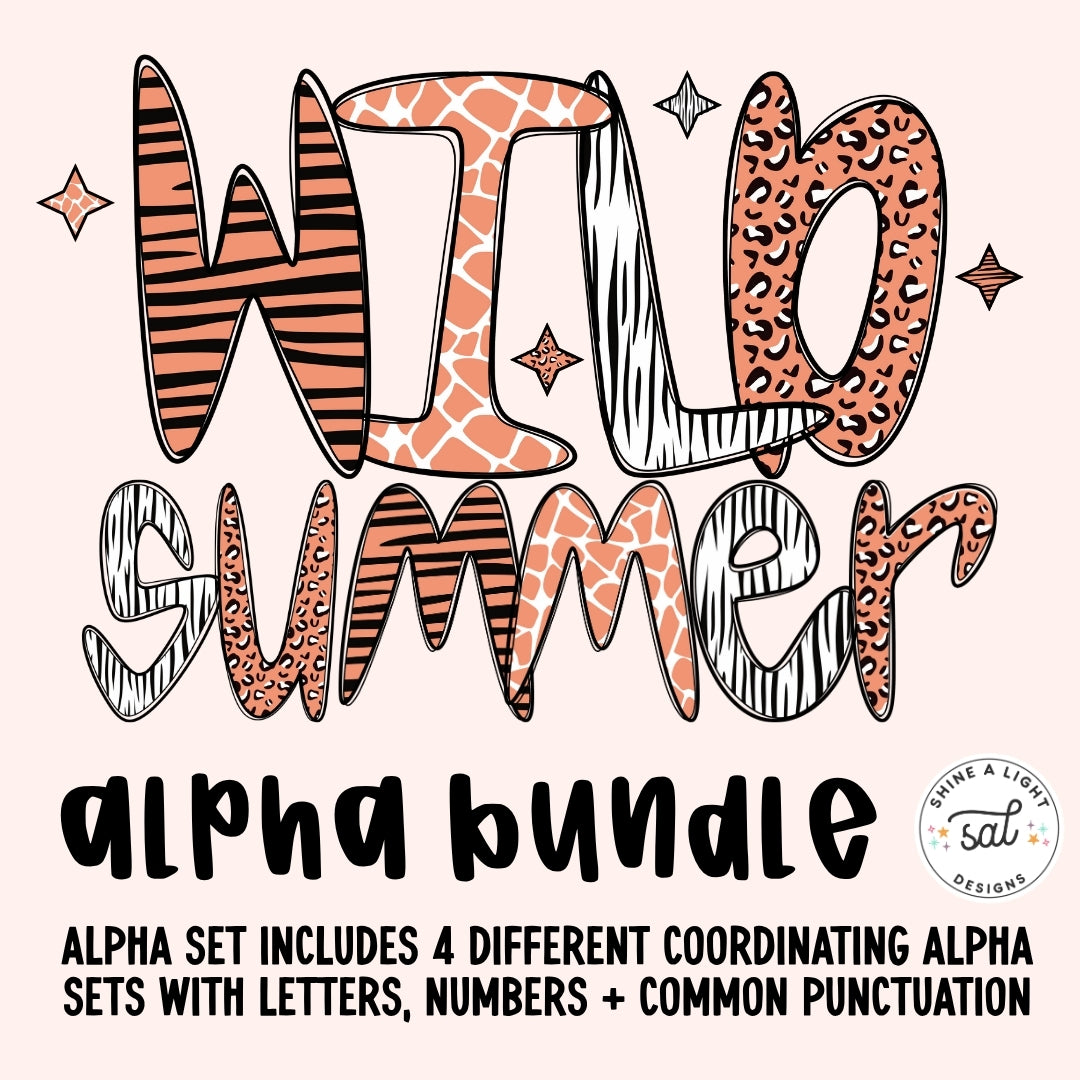 Wild Summer PNG Alpha Set