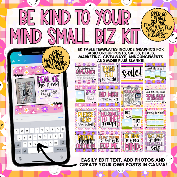 Be Kind To Your Mind Small Biz Kit