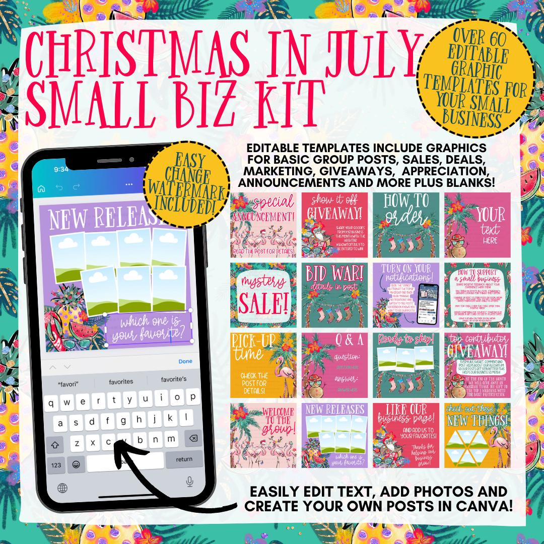 Christmas in July Small Biz Kit