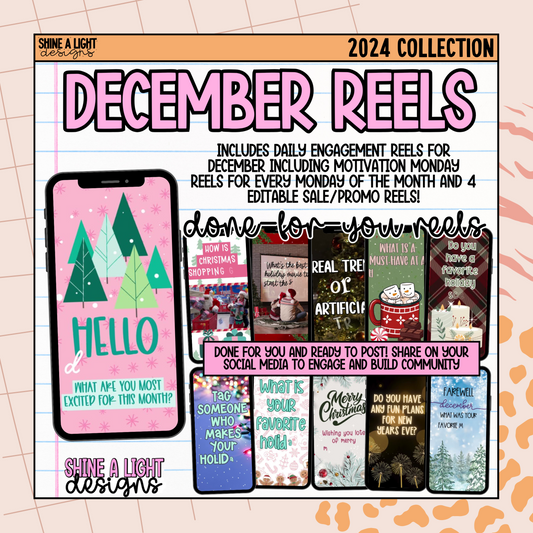 December Done-For-You Reels Bundle