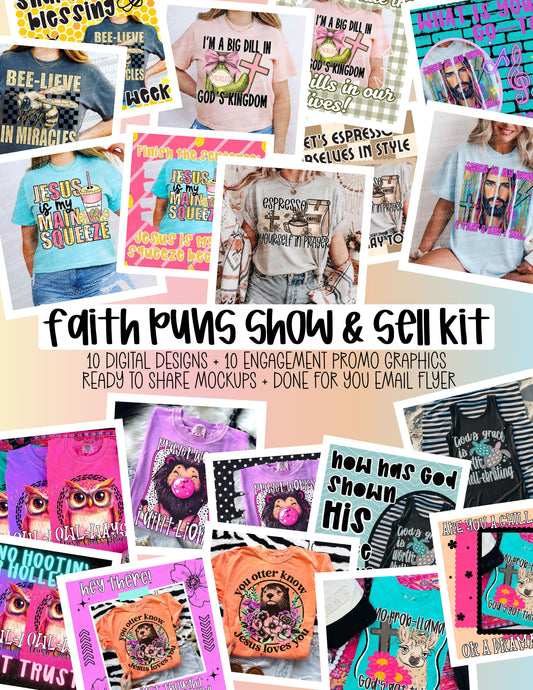 Faith Puns Show + Sell Kit