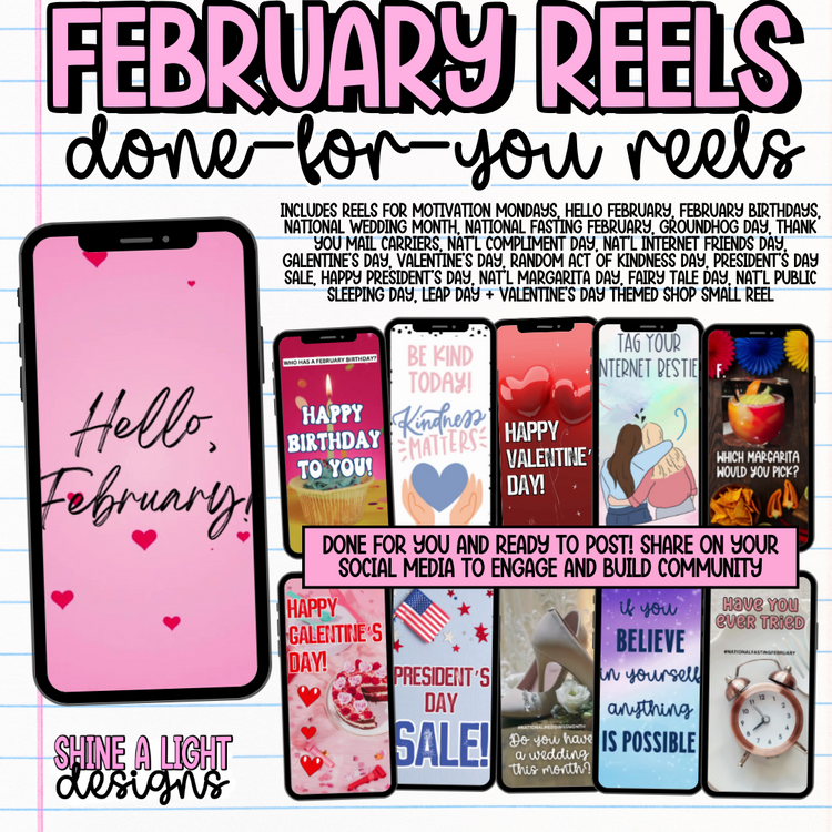 February Done-For-You Reels Bundle