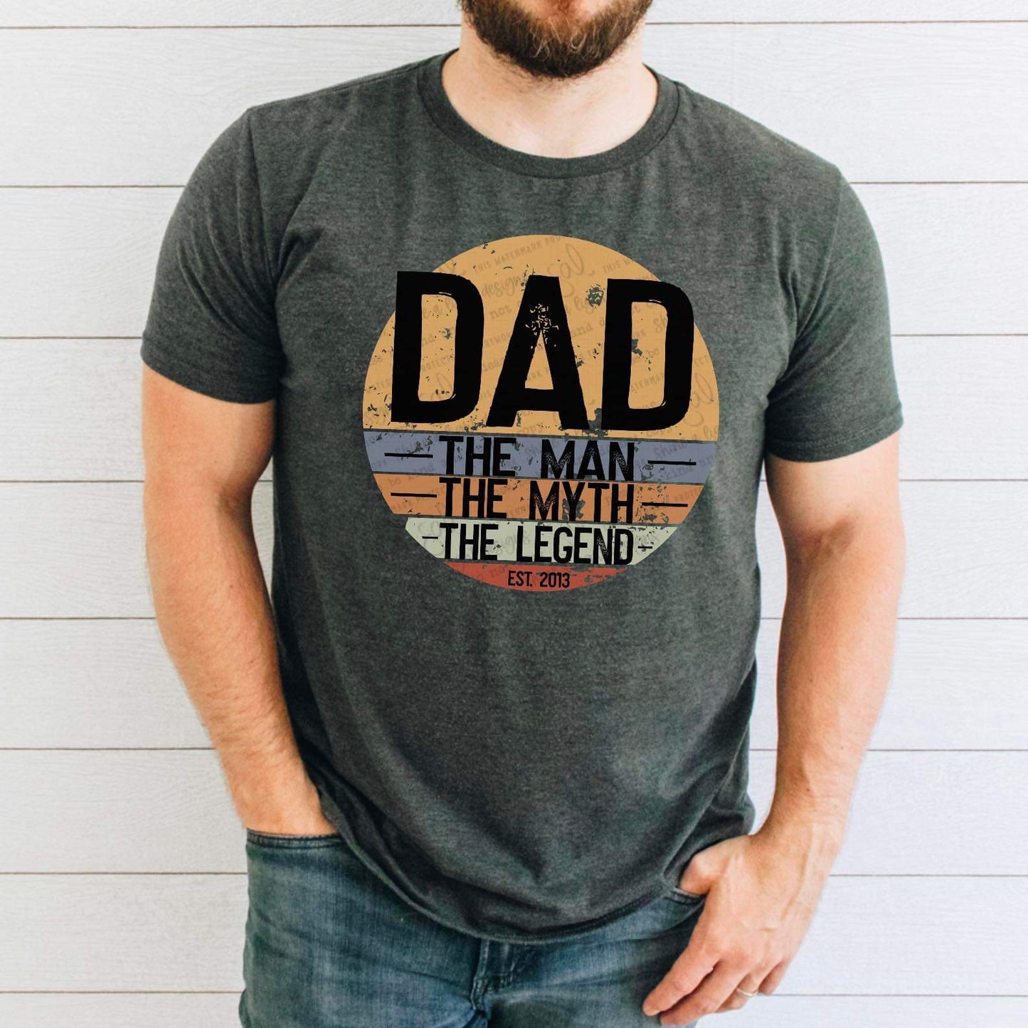 Dad The Man The Myth The Legend Digital Download PNG