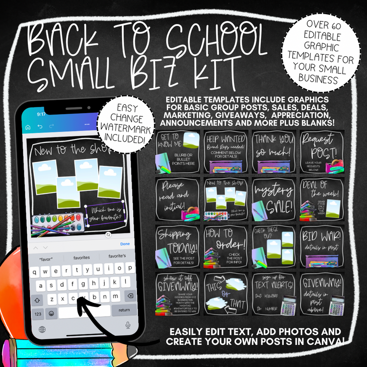 Back To School Small Biz Kit