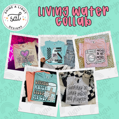 Living Water Collab with Vehement Living & Oh Honey Digital Designs