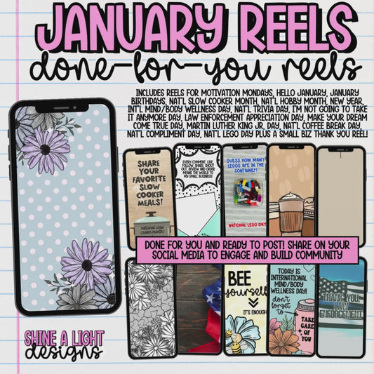 January Done-For-You Reels Bundle