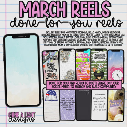 March Done-For-You Reels Bundle