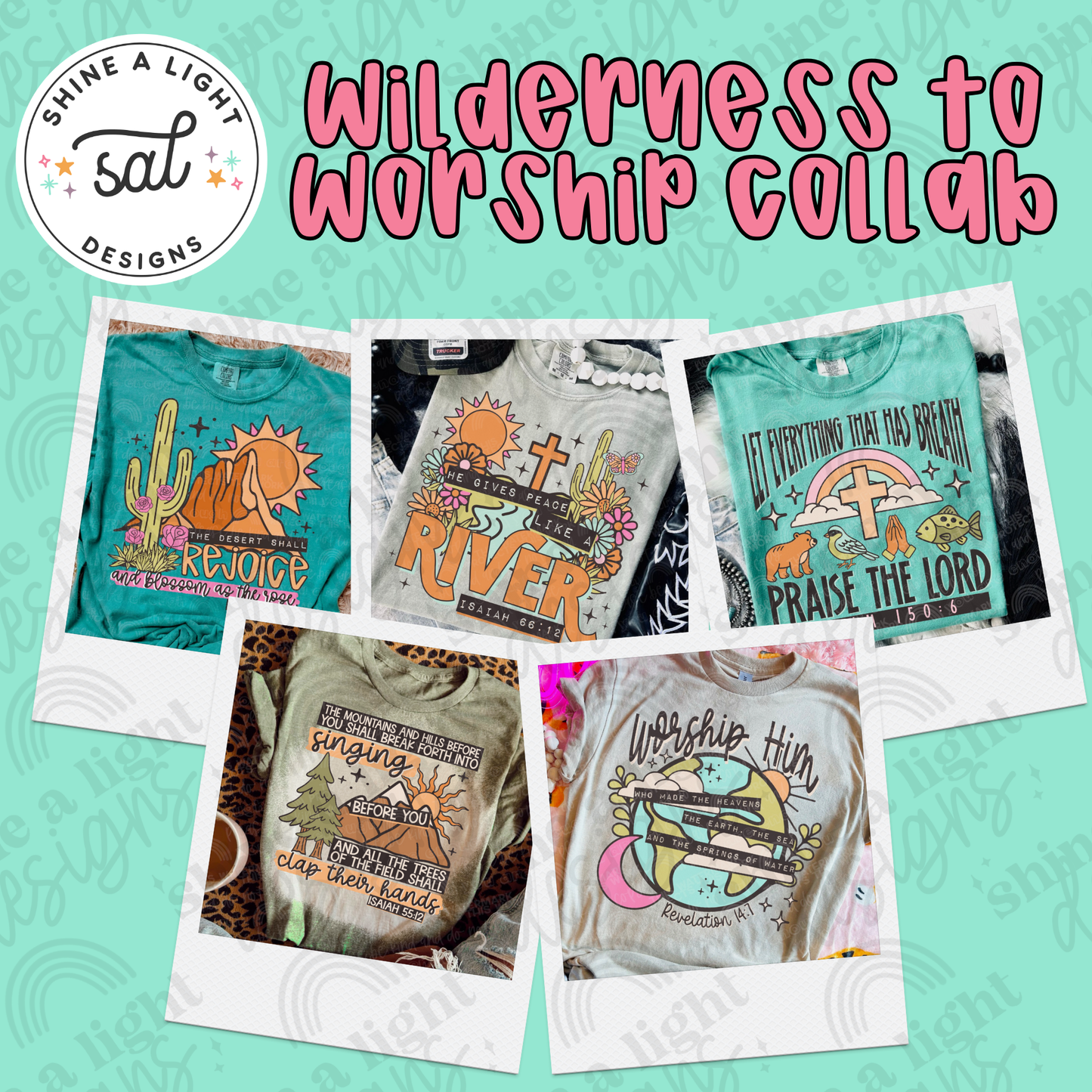 Wilderness To Worship Collab with Vehement Living, Oh Honey Digital Designs & Moore Than A Mom Designs