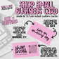Shop Small Business Card w/ QR code - Pack of 50