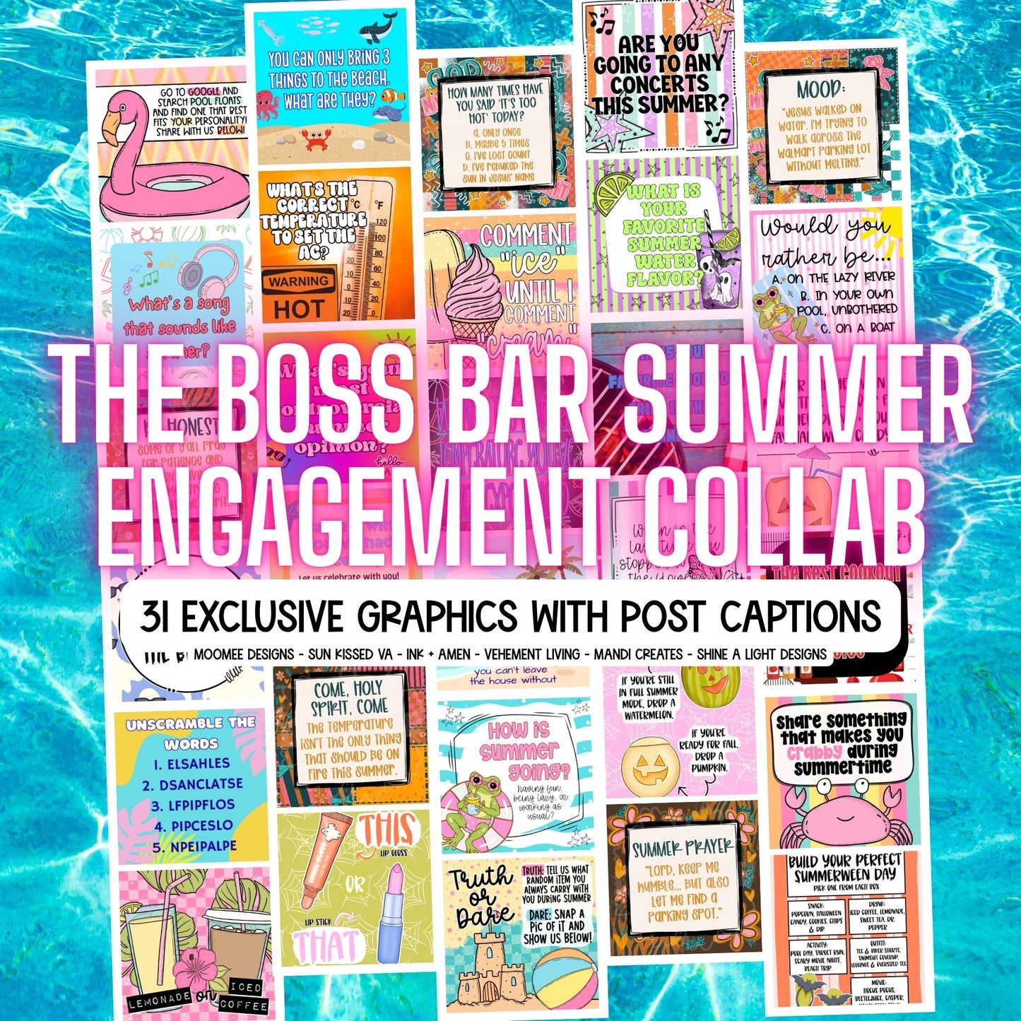 The Boss Bar Summer Engagement Collab *LIMITED TO 10*