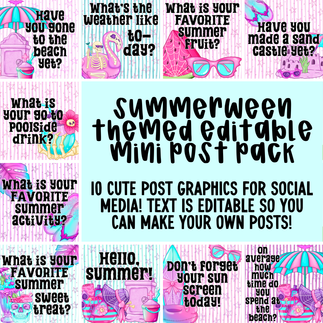 Summerween Mini Post Pack