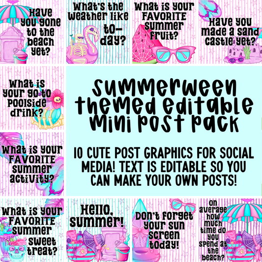 Summerween Mini Post Pack