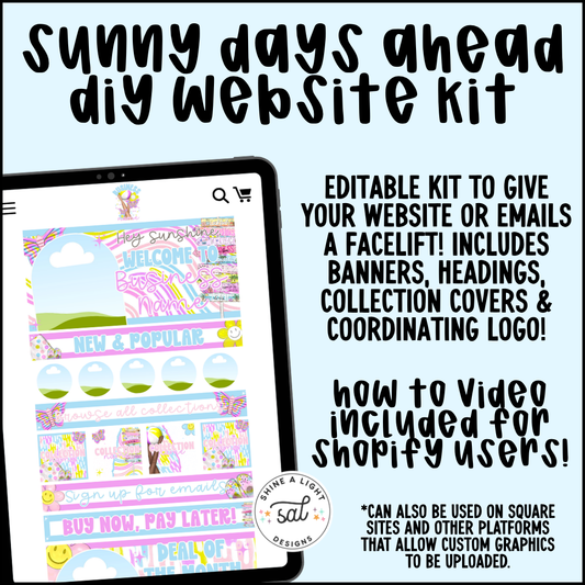 Sunny Days Ahead 2026 Website + Email Kit