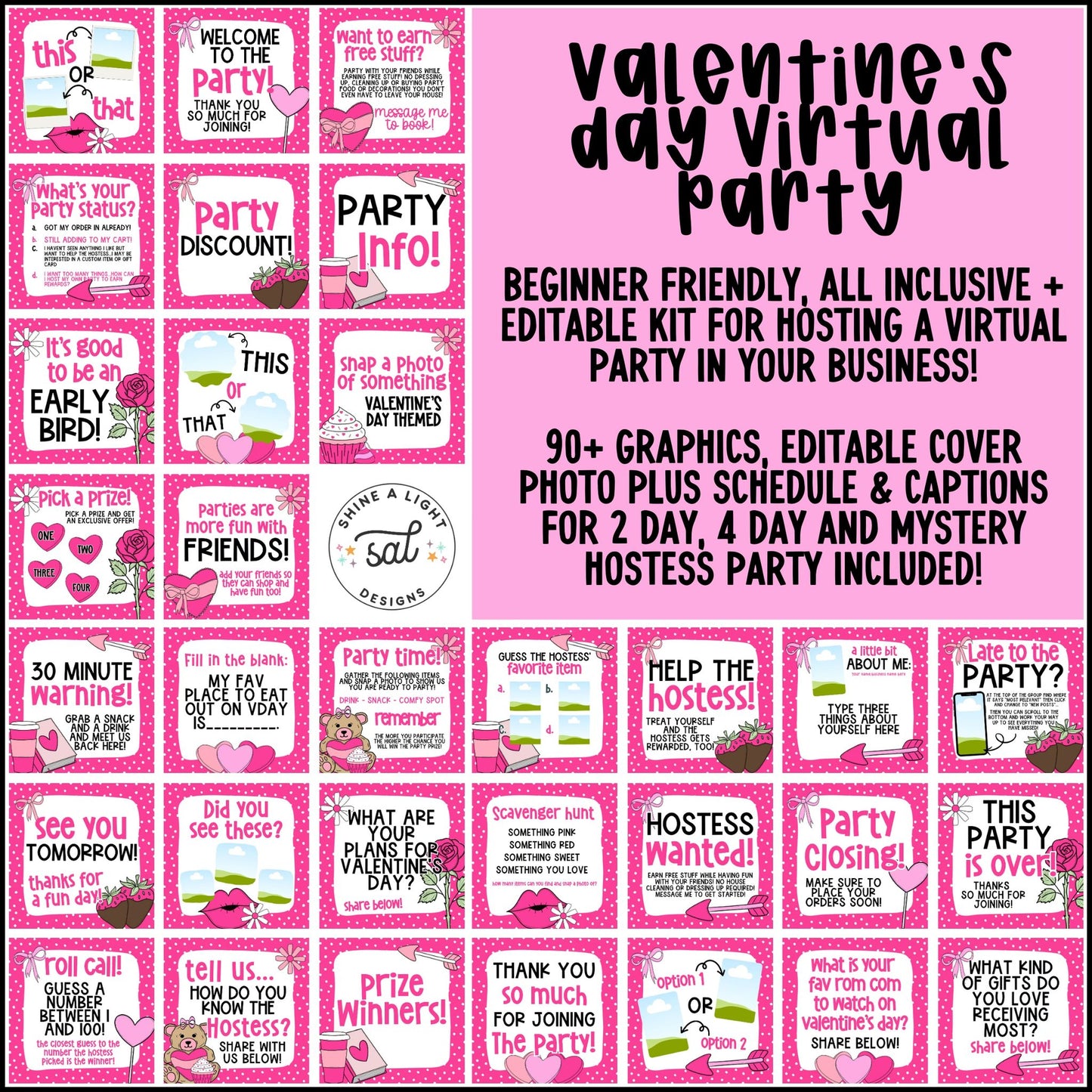 Valentine's Day 2026 Virtual Party Kit