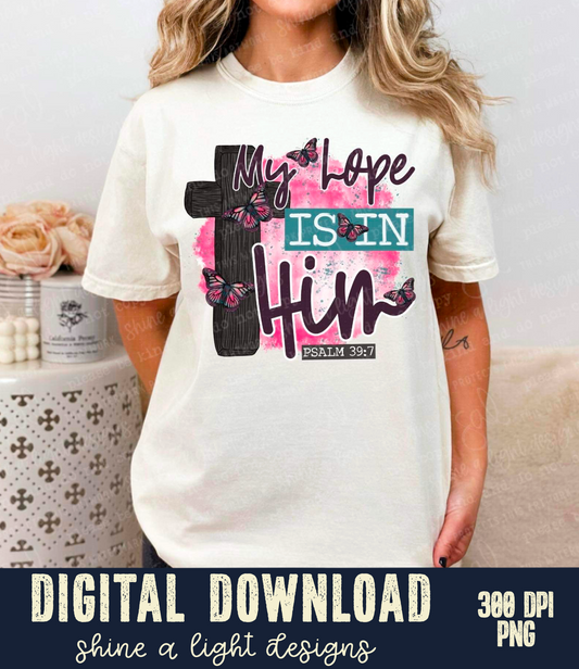 My Hope Is In Him Digital Download PNG