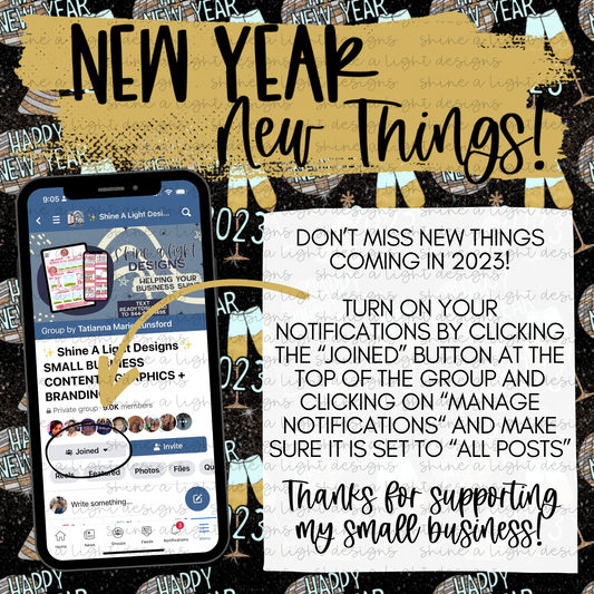 New Year Notifications Template
